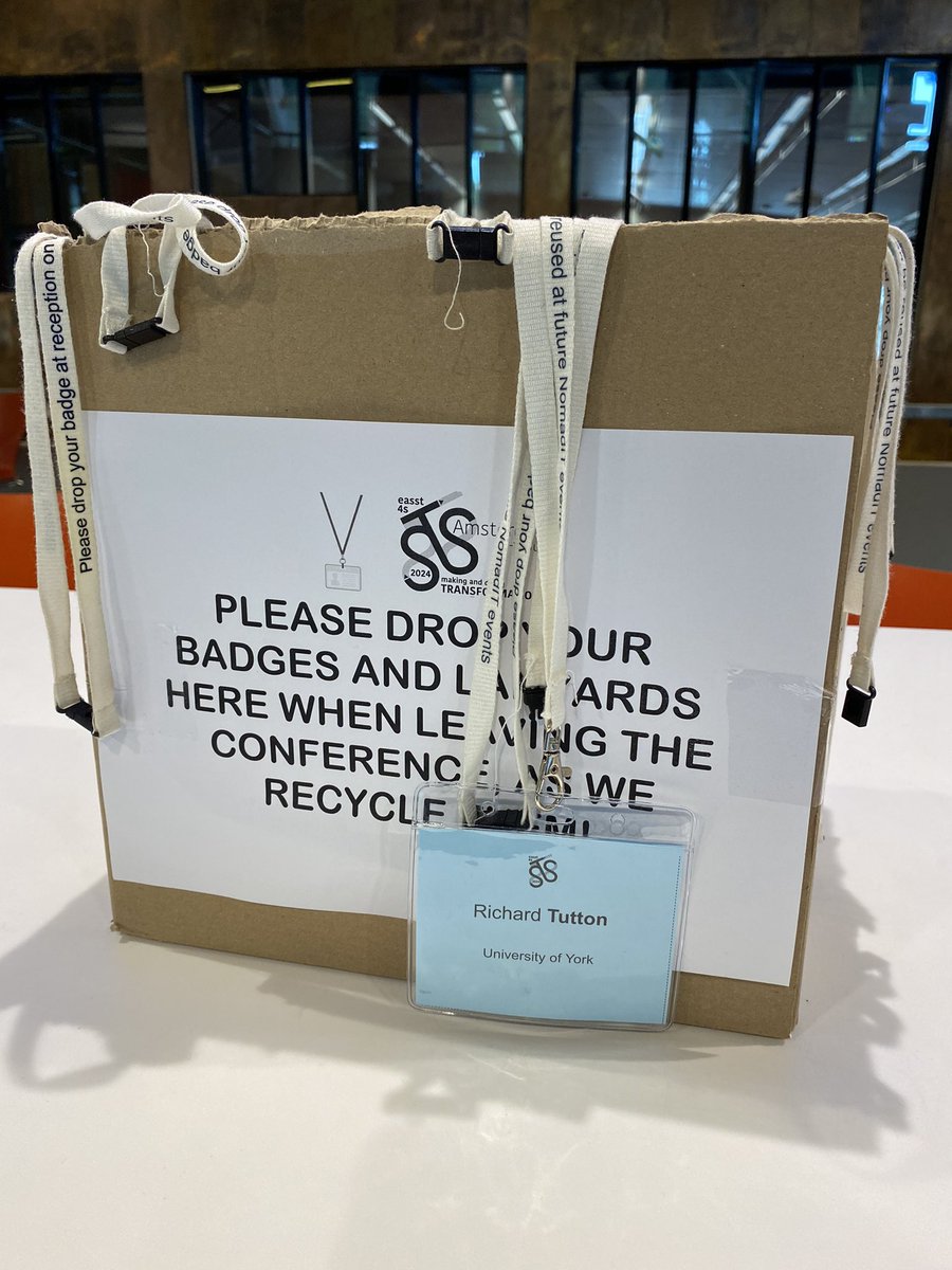 OK, that’s a wrap on #EASST4S2024. Tired but also stimulated by four amazing days of talks and seeing friends and colleagues. Thanks to everyone who made it happen.