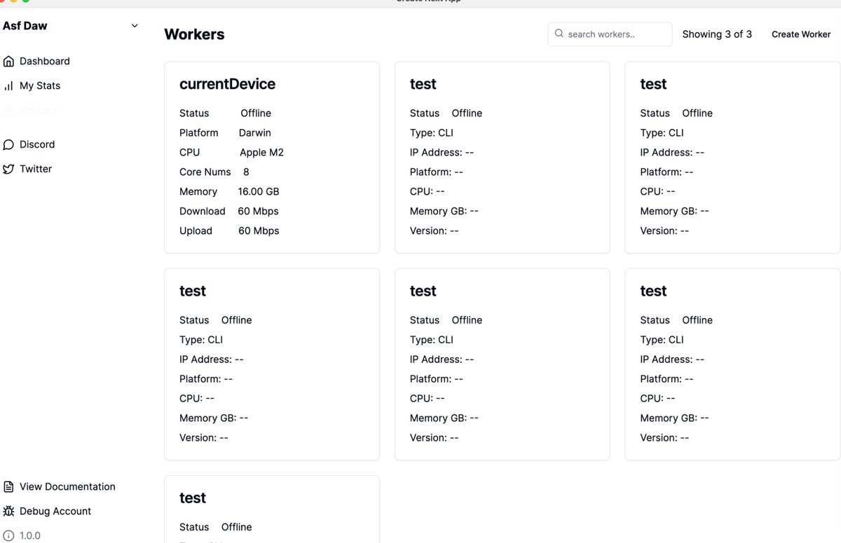TonGPU_Labs's tweet photo. 👀 TonGPU MacOS Version Sneak peak👀

One-click to add your idle machine to #TonGPU Layer 1  

Keep Building, Never Stop!