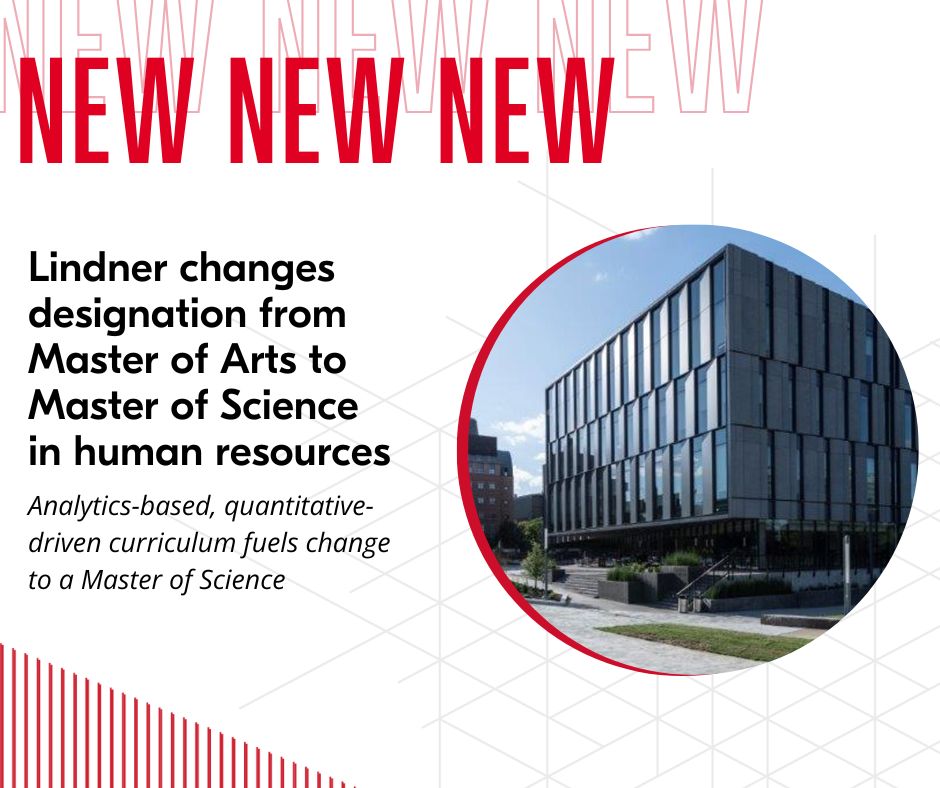 Lindner College of Business tweet media