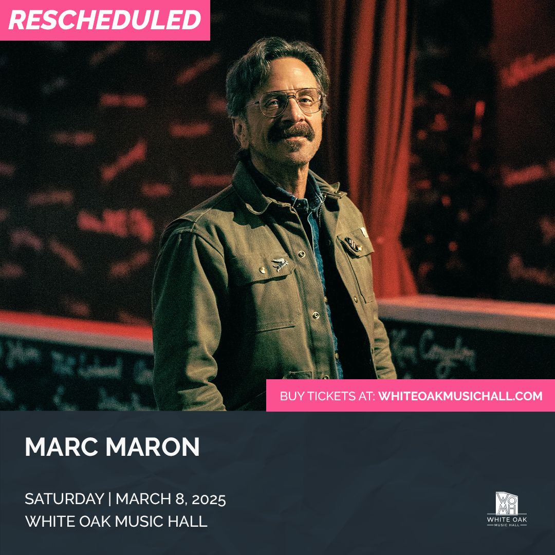 Marc Maron Tour Image 2025