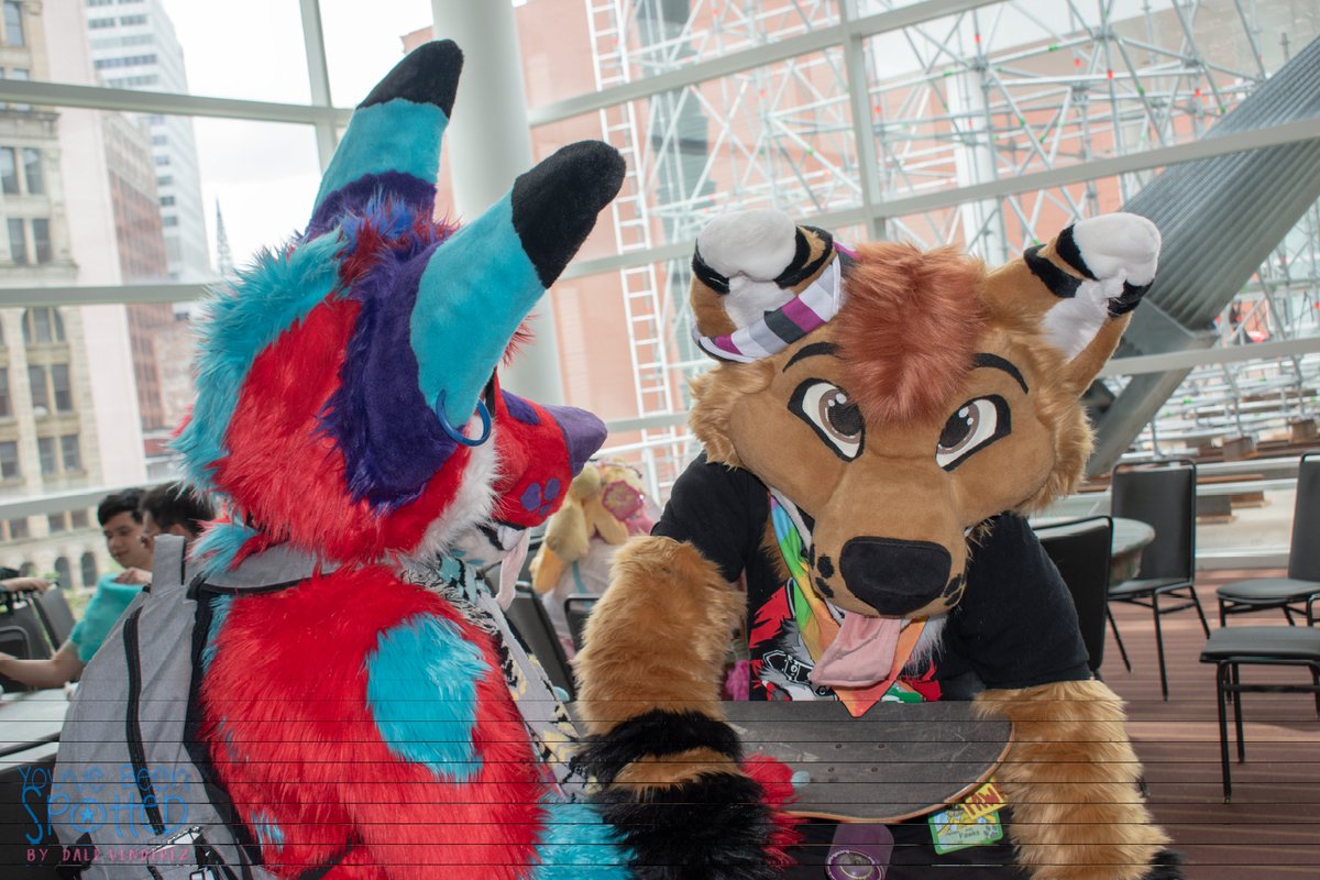 This #FursuitFriday just wanted to shout out my @/frostihadasundae fursuit fam! Y'all are the best! Bonus Pic of <a href="/FawksUwU/">Fawks🔜 AC</a> getting WACKED

<a href="/MokiJaggz/">Moki Jaggz 🔥🔥</a> 
<a href="/marrokmaddox/">OtterDestruction 🦦🐟</a> 
<a href="/theDavieofX/">Davie X</a> 
SkylaVixen
<a href="/Slyzartrashboy/">🧚‍♂️Slyzar ❄️</a> 
Trash the Raccoon
📷 <a href="/DaleVenderez/">Stephenie</a> 

#fursuiter #furry #AC2024