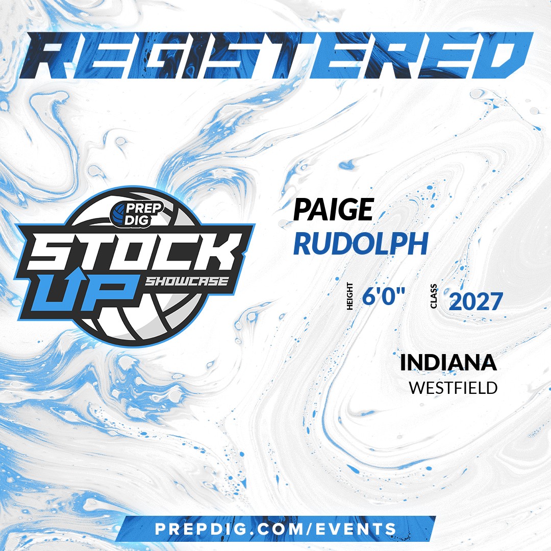 PrepDigIN's tweet photo. Welcome Class of 2027 Paige Rudolph (@PaigeRudolph_27) of Westfield to the @PrepDigIN Showcase on August 3rd @ The Academy Volleyball Club.
π₯π #PDStockUp ππ₯
Register NOW! π https://t.co/Y0Ni8bYlXH https://t.co/ERHAQLPWFK