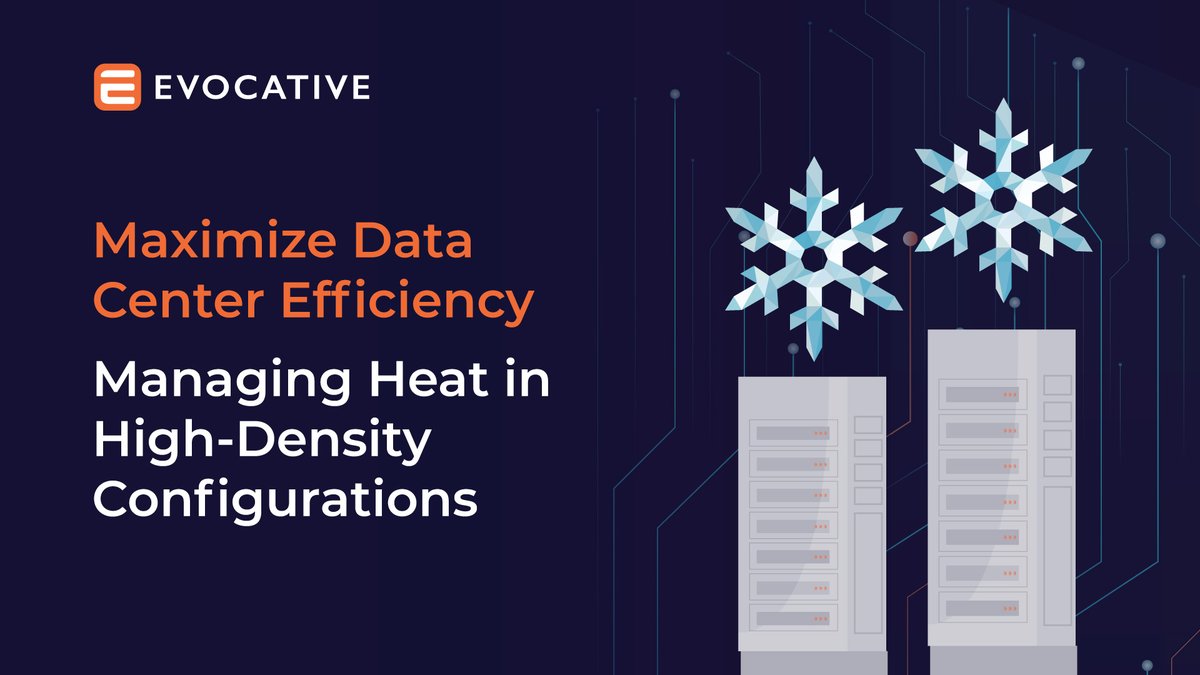 evocativeglobal's tweet photo. #HighDensity data centers generate more heat—challenging traditional and conventional cooling approaches. Check out our latest blog to learn how Evocative’s #HotAisle and #ColdAisle containment systems address this challenge head-on.

https://t.co/XGTrWiPA25 https://t.co/IL957B5BIU