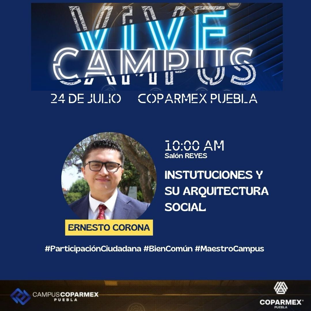 campus_coparmex's tweet photo. Ven a la conferencia  de Ernesto Corona  y #ViveCampus #APuertasAbiertas #CampusCOPARMEX

@CoparmexPuebla

Regístrate en:  https://t.co/gr2BysbGaU

📍COPARMEX - 11 Poniente 1313, Col. Santiago, Puebla https://t.co/mzzNUJ9lqC