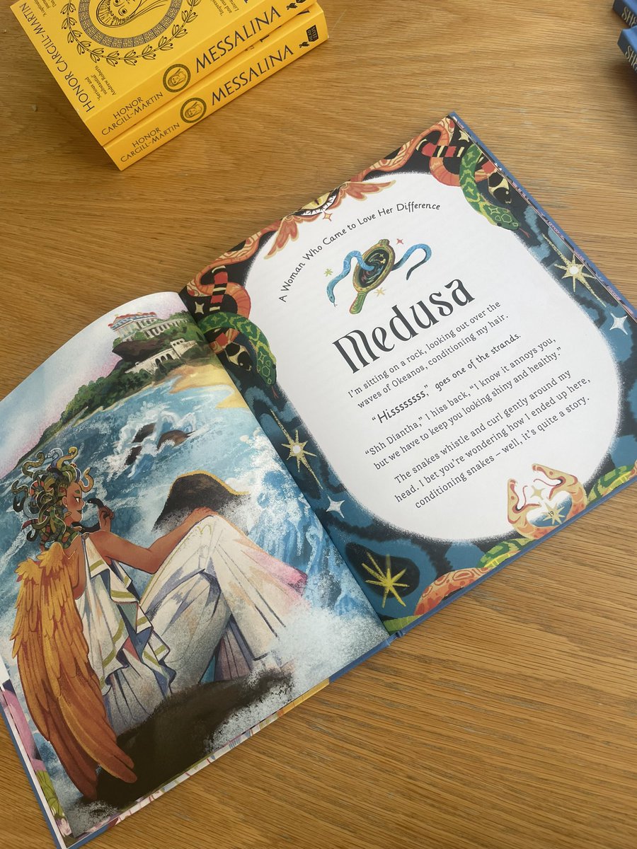 To celebrate end of term 🏖️, I have a signed copy of <a href="/HonorCargillM/">Honor Cargill-Martin</a> &amp; #CameliaPham’s children’s book about the women of the Greek myths, SHE SPEAKS to #Giveaway! For a chance to #win retweet &amp; follow <a href="/HonorCargillM/">Honor Cargill-Martin</a>. Random draw 1/8/24. UK only. #freebook #Giveaway #myths 🏛️