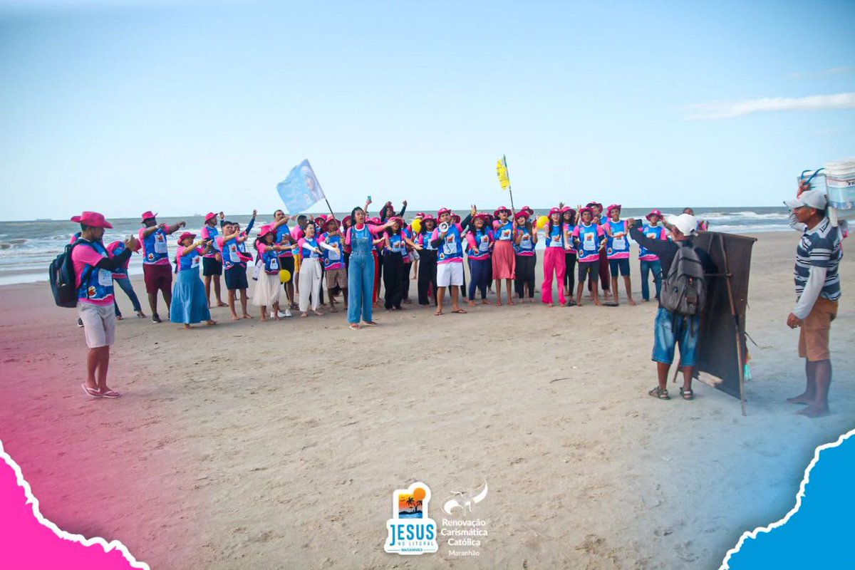 rccma's tweet photo. A onda do amor de Deus invadiu a Litorânea.

AU, AU, AU ISSO É JESUS NO LITORAL 🩷💙🩷💙

#Rccmaranhaooficial #jesusnolitoralrccma
#JNL2024 #Rccbrasil 
#IgrejaCatolica https://t.co/gppZUWPGuH