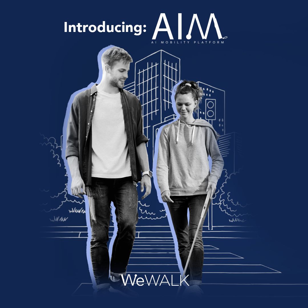 WeWALK, in partnership with Microsoft, has developed AIM to revolutionize visually impaired mobility training. Utilizing AI, AIM provides real-time data feedback to cane users and O&amp;M Specialists.

Learn more: wewalk.io/aim-training/​

#WeWALK #Accessibility  #AI #Microsoft