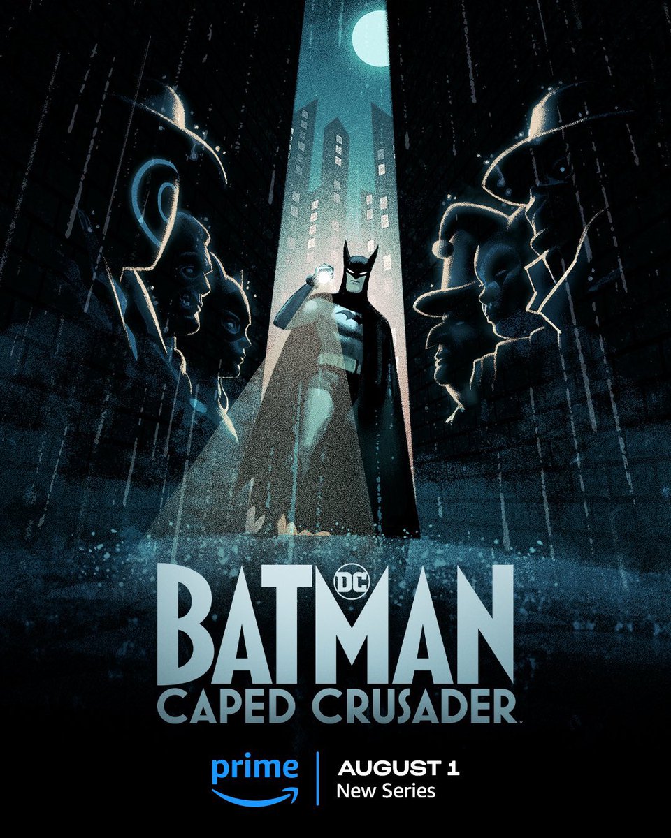 DiscussingFilm's tweet image. New poster for ‘BATMAN CAPED CRUSADER’
Releasing August 1 on Prime Video.