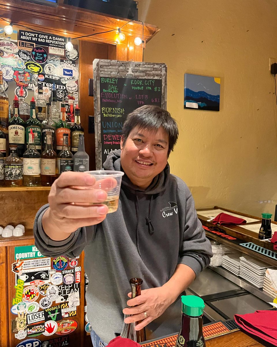 Kenny's ready to get this weekend started! 🍶