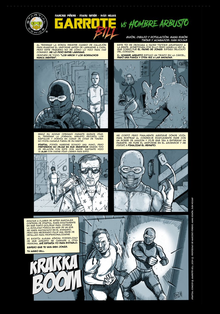 manusldraw's tweet photo. 💀Startial Comics se complace en presentar a Garrote Bill en: "Garrote Bill vs Hombre Arbusto"
Dadle amor 🫶☺️
@AstrogoreStudio #manusimonartwork @Narciso_Pinero #indiecomics #illustshare #GarroteBill #illustshare #drawing #friday #draw #tebeo #comicgratis #freecomic https://t.co/2mu6I0AkwA