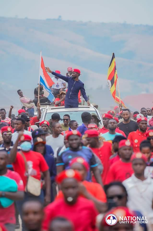 HEBobiwine's tweet photo. The people of ISINGIRO braved so much intimidation to give us such a resounding reception. Many times, we have tried to access Isingiro because we know how much these people support change. Unfortunately, we have always been blocked. This time around, they intimidated the owner of the venue where we were supposed to meet. By doing so, they thought people would keep away. But when our people heard that we had booked a radio program, they tuned in to receive our message and many of them waited the whole day to receive us and show solidarity. 

From the conversations with the people of Isingiro and listening in to those who called on the radio, their biggest desire is to have a vote. Even when vote rigging takes place everywhere in Uganda, it is much worse in districts like Isingiro. Gen. Museveni's apologists completely took away their right to vote. This is a place where by 8:00am on voting day, the regime operatives have already ticked the ballots in favor of Museveni. This is the place where people were told they could only vote for MPs and not the President. This is a place where our people feel very suffocated and subjugated by the system. I believe our presence in Isingiro today will be the beginning of the freedom of these people. 
#PeoplePowerOurPower