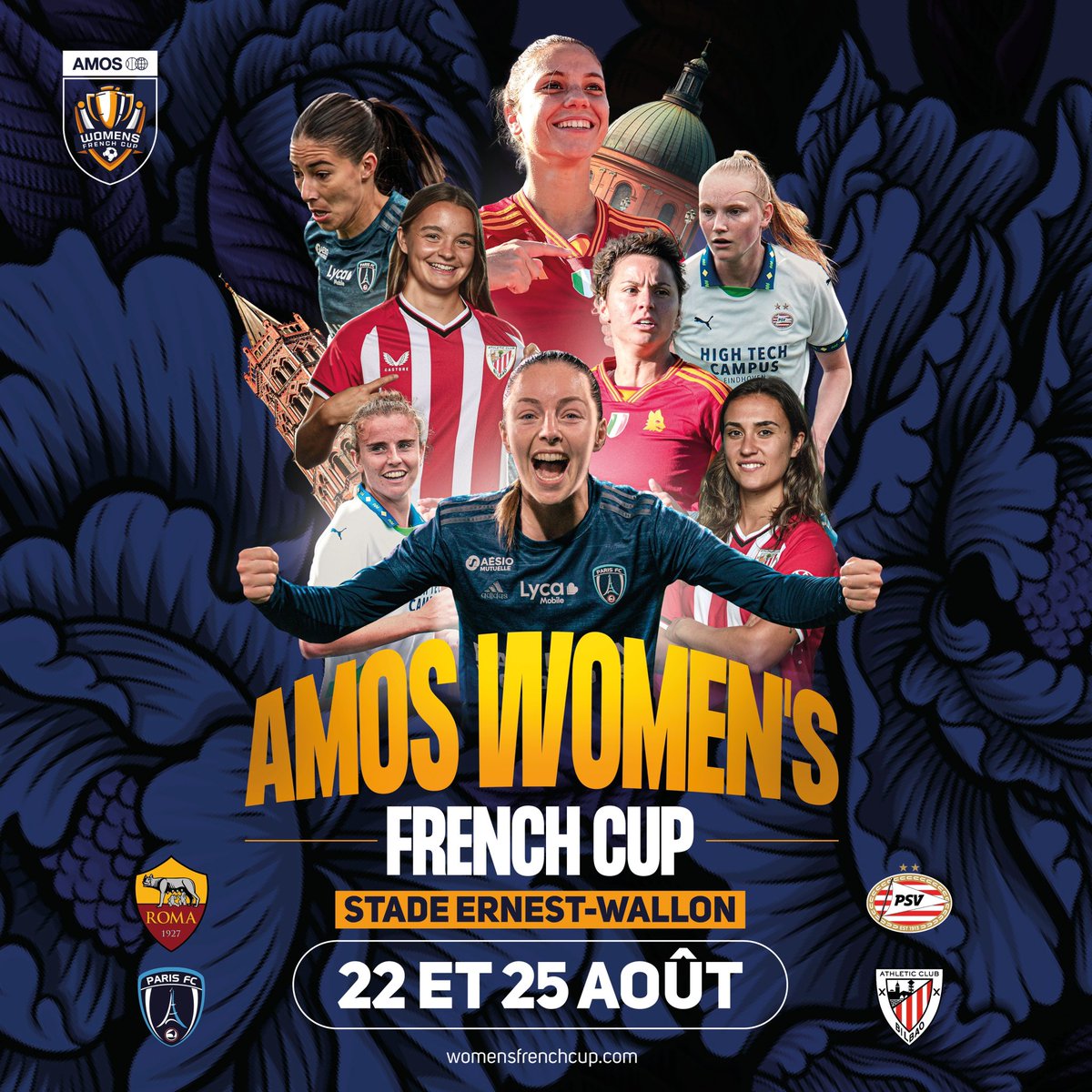 La voici ! L’affiche officielle de la 𝗔𝗠𝗢𝗦 𝗪𝗢𝗠𝗘𝗡’𝗦 𝗙𝗥𝗘𝗡𝗖𝗛 𝗖𝗨𝗣 𝟮𝟬𝟮𝟰 💫

Préparez-vous à vibrer et rêver lors de cette septième édition. Ensemble, montrons que #dreamhasnogender