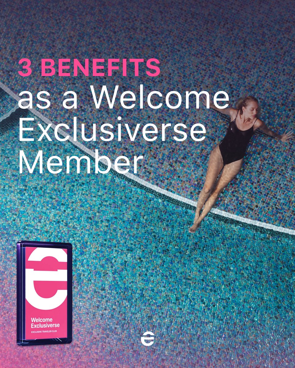 ExclusiverseXP's tweet photo. Discover the benefits as a Welcome member of Exclusiverse! 😎

Simply by accessing our virtual space, you automatically obtain this membership with exclusive advantages.

Join today and start enjoying your Welcome membership. 🌍✨

#Exclusiverse #WelcomeMembership #luxury https://t.co/crWGDr5QE8