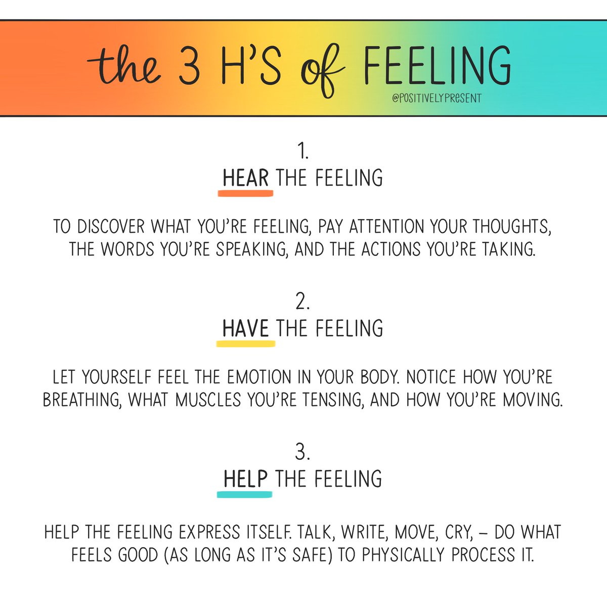 positivepresent's tweet photo. How to feel! 🧡 https://t.co/tGmI2s5OkF