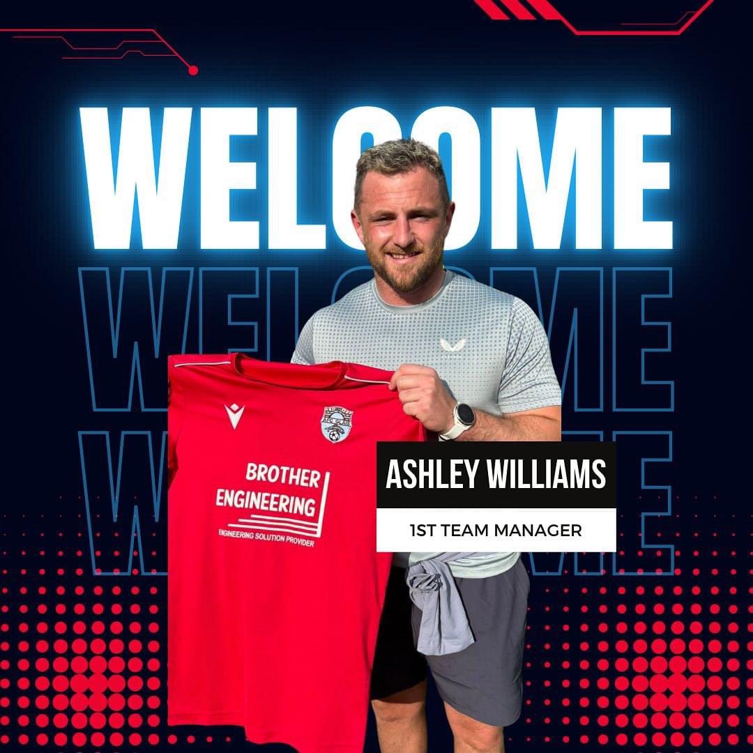 afcglais's tweet photo. AFC Glais welcomes our new First Team manager @AshleyW29274043 
UEFA B licence coach with experience managing in the Carmarthen league at Goodwick and Carmarthen Town!👏🏼

Looking forward now to the season ahead! 💪❤️💙 https://t.co/W89Ras6nZp