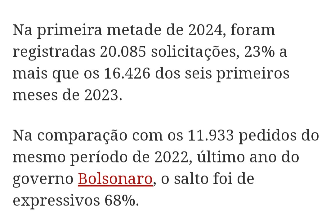 rvianna's tweet photo. Lamentável: estrangeiros esquecem de consultar Campos Neto e Faria Lima, e o número de pedidos para trabalhar/investir no Brasil dispara em 2024. https://t.co/0xQLQOqF12