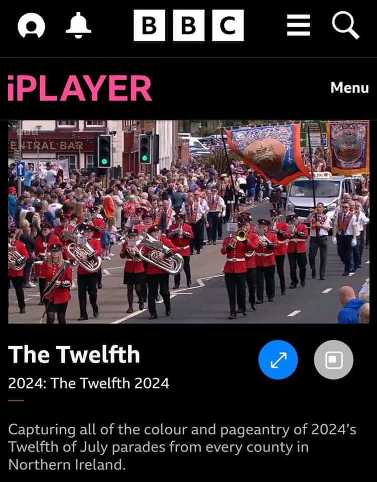 MSB_1882's tweet photo. Hard to believe we were in Carrickfergus this time last week for The Twelfth.

The band had good coverage on the BBC, and a great day with Magheramorne LOL 291.

#MSB1882 
#KeepErLit

📷 BBC £ Bro. A. Beattie. https://t.co/jnb8B01Fp4