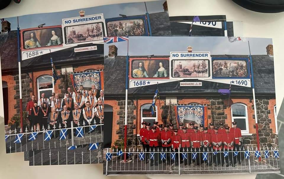 MSB_1882's tweet photo. Hard to believe we were in Carrickfergus this time last week for The Twelfth.

The band had good coverage on the BBC, and a great day with Magheramorne LOL 291.

#MSB1882 
#KeepErLit

📷 BBC £ Bro. A. Beattie. https://t.co/jnb8B01Fp4