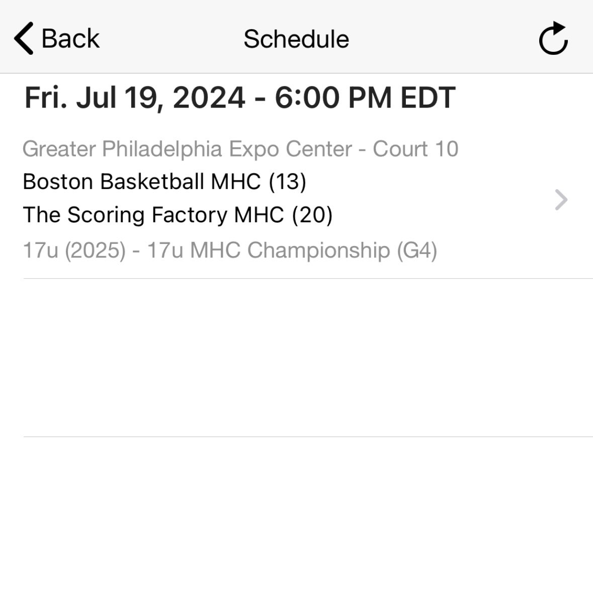 Good first matchup tonight.