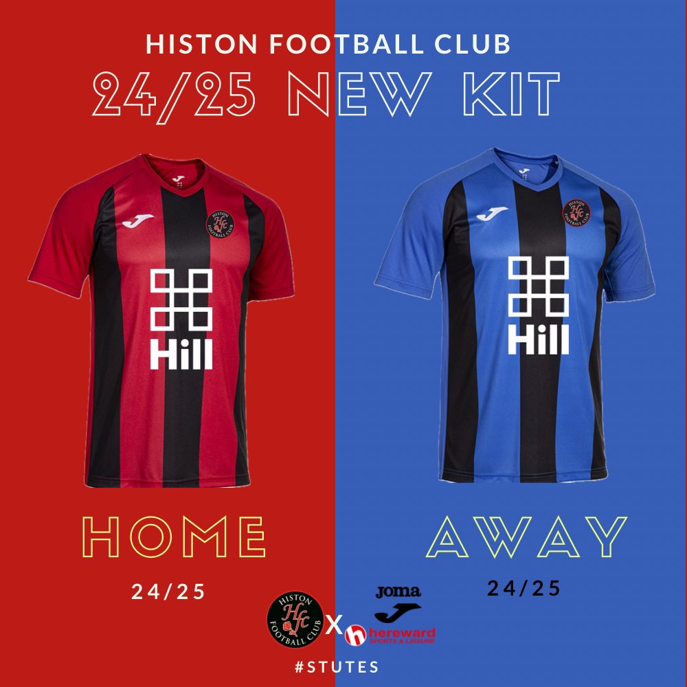 Histon Football Club (@histonfc) on Twitter photo New season, new threads. π§΅ π
Following three years with Puma the club have moved to Joma for at least the next two seasons and have renewed our long-term supply partnership with <a href="/HerewardSport/">Hereward Sports & Leisure</a>
Being debuted tomorrow vs <a href="/Biggleswade1874/">Biggleswade Town FC</a>
More info ππ» histonfc.co.uk/new-kit-for-20β¦ New season, new threads. π§΅ π
Following three years with Puma the club have moved to Joma for at least the next two seasons and have renewed our long-term supply partnership with <a href="/HerewardSport/">Hereward Sports & Leisure</a>
Being debuted tomorrow vs <a href="/Biggleswade1874/">Biggleswade Town FC</a>
More info ππ» histonfc.co.uk/new-kit-for-20β¦