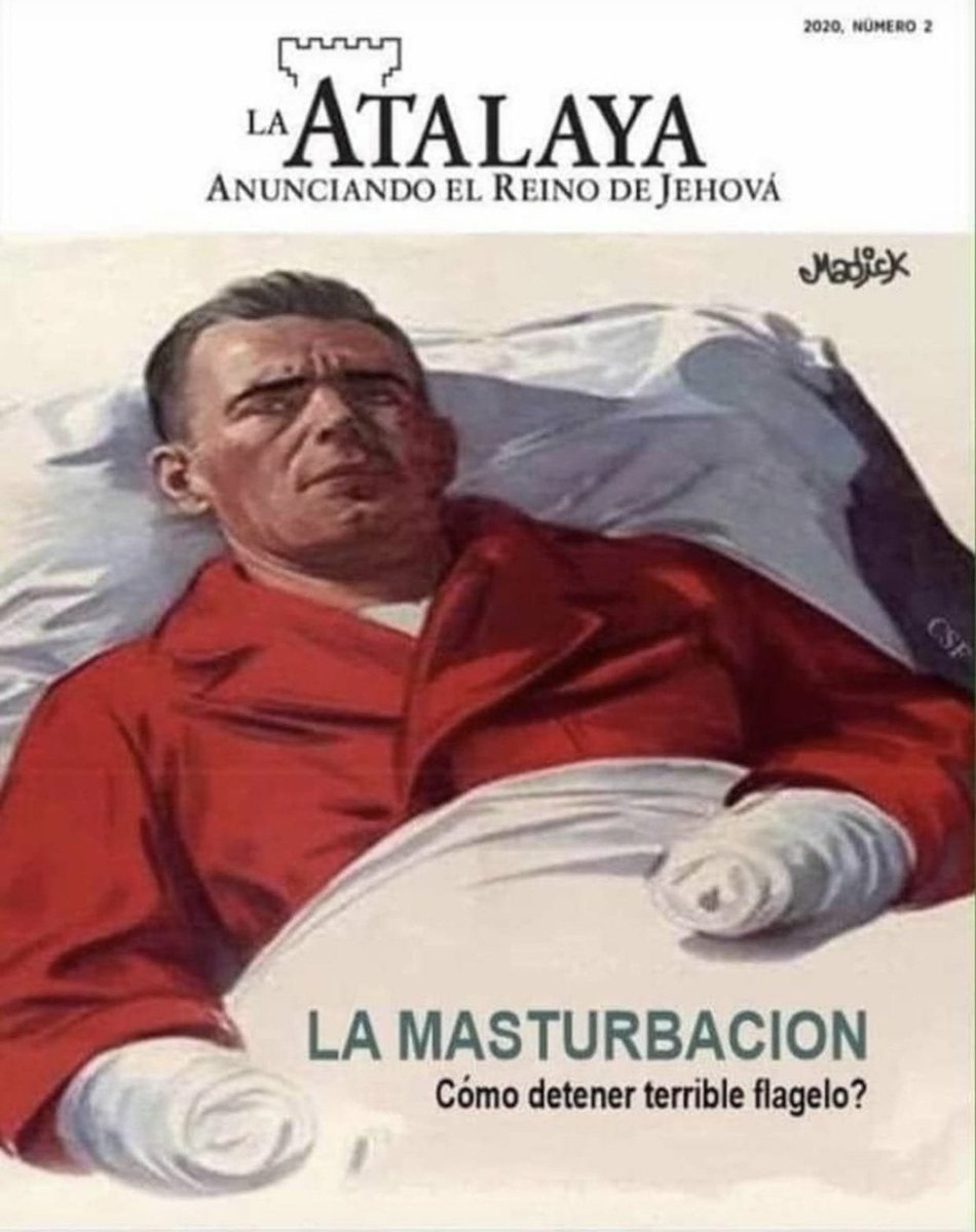 ¿Qué se supone que creen los testigos que pasa si te masturbas? ¿Te explotan las manos? ¿Te las amputan para que no vuelvas a pecar?

PD: esto es un meme, no una auténtica publicación de Atalaya 😂