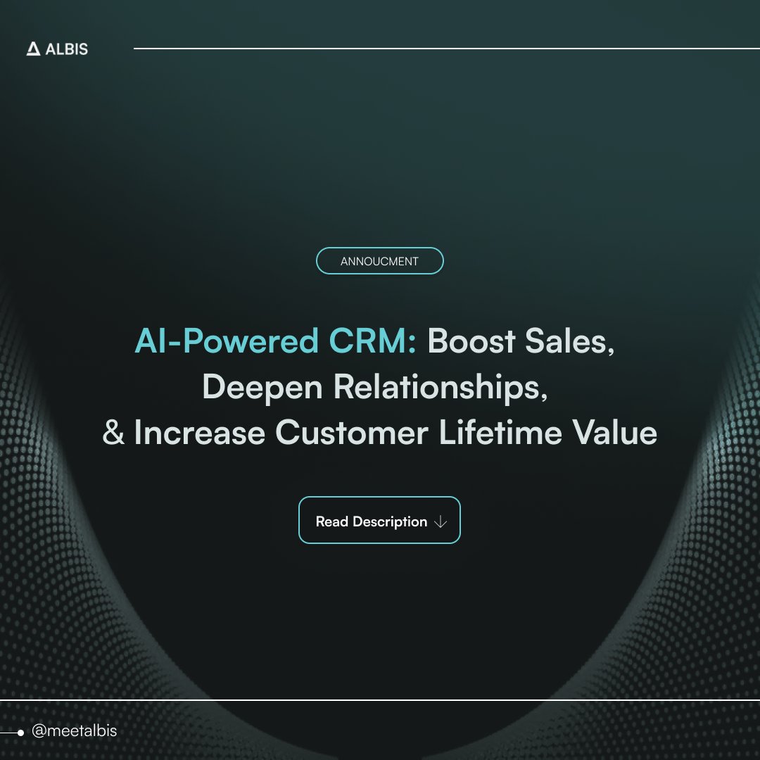 runonbos's tweet photo. 🚀 Unlock the Future of Customer Relationships with AI-Powered CRM! 🚀  

Curious about how it works? Let’s dive into the transformative power of AI in CRM.

Read more: https://t.co/gxm9gABEYo https://t.co/MESF8TH5cU