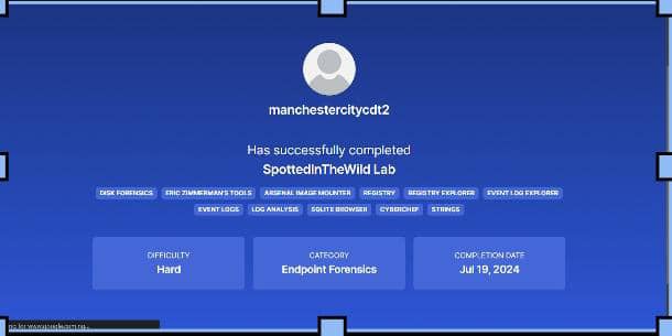 AdefunkeBola's tweet photo. For the third round of the challenge, team Manchester City completed each incident response tasks, with each task involving a series of exercises designed to simulate real-world incident response
scenarios. They included:
#CyberDefenseTrack
Cc: @ireteeh @jay_hunts @Secureworks https://t.co/JrPQGngQAT