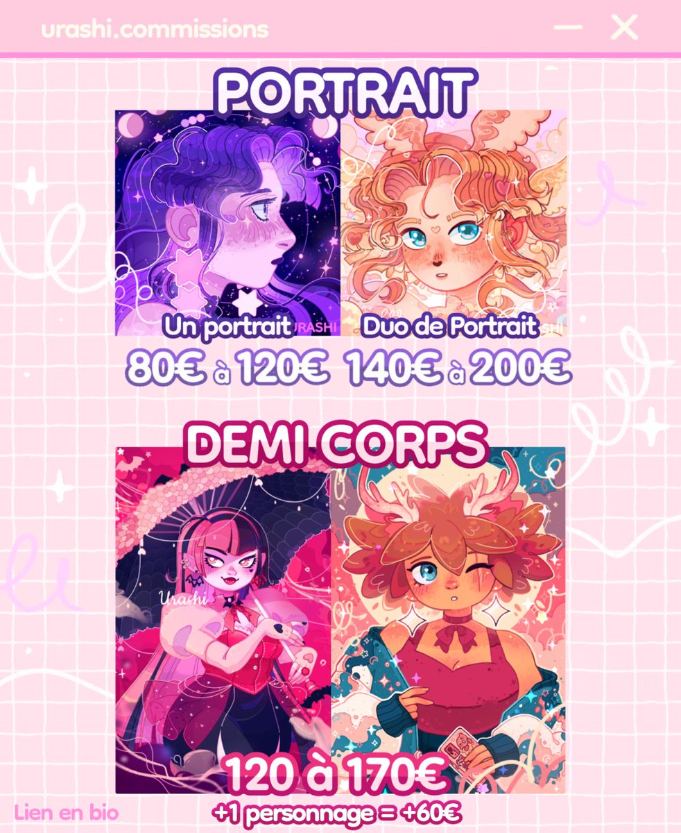 Urashi_Tree's tweet photo. Mes commissions sont ouvertes!
Me Commissionner: https://t.co/kmQgmiqheq
Détails, Prix et exemple: https://t.co/lVbhtd6uhC https://t.co/Hi1XmNjjNP