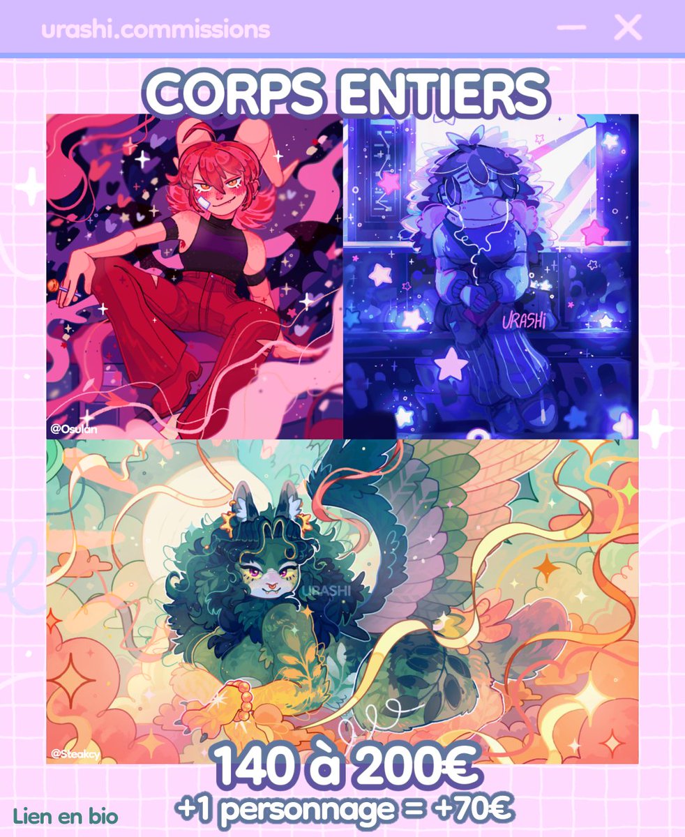 Urashi_Tree's tweet photo. Mes commissions sont ouvertes!
Me Commissionner: https://t.co/kmQgmiqheq
Détails, Prix et exemple: https://t.co/lVbhtd6uhC https://t.co/Hi1XmNjjNP