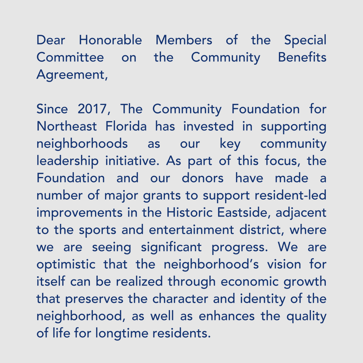 Community Foundation tweet media