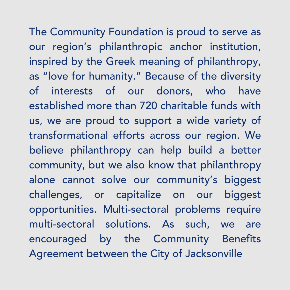 Community Foundation tweet media