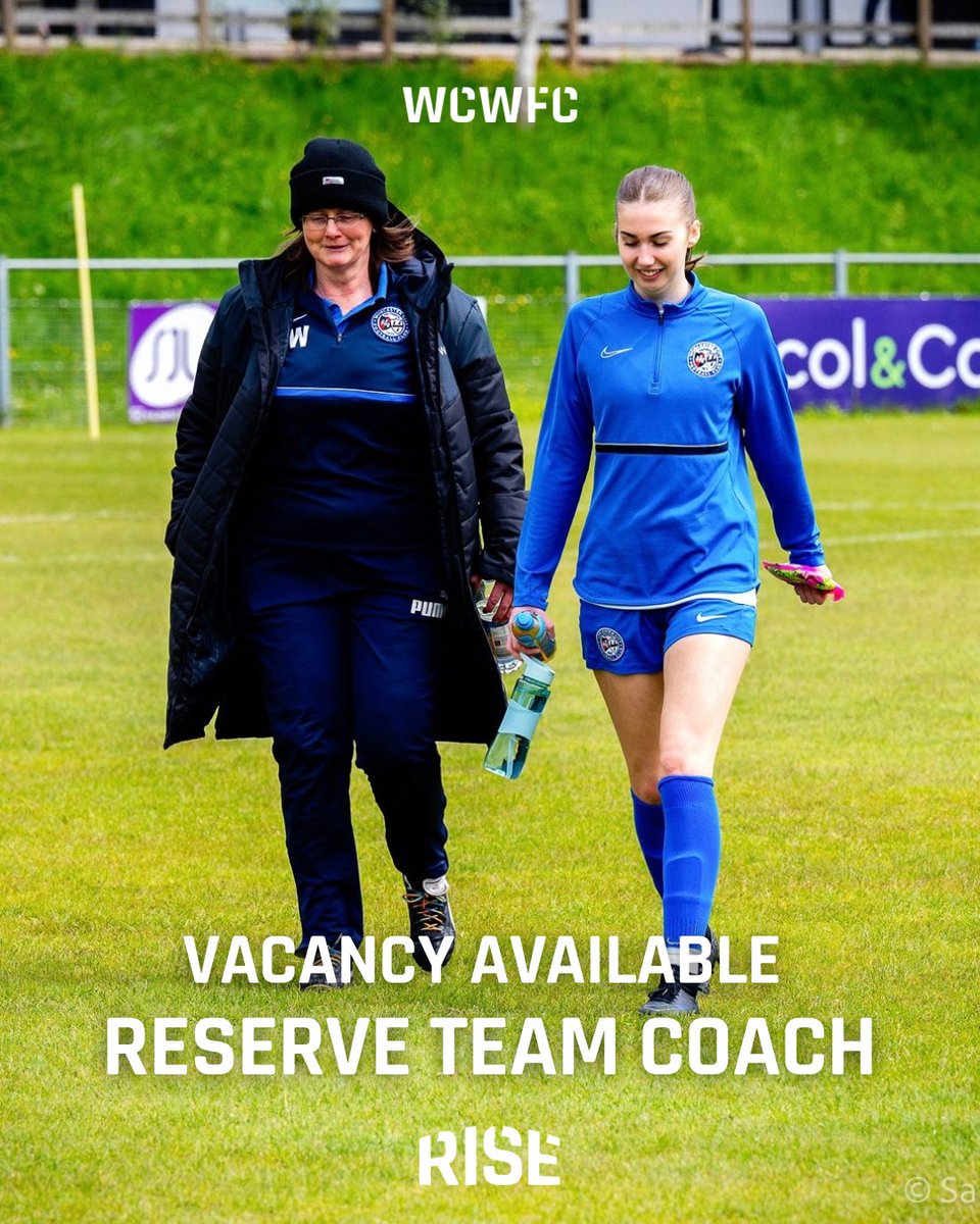 🚨We need a RESERVE TEAM COACH to come and join us as part of our team!🚨

🔗If this interests you, click the link below.

wcwfc.co.uk/job-vacancies

#WCWFC #RISE #womensfootball #vacancy #footballcoach #WorcestershireHour 🩵🌅