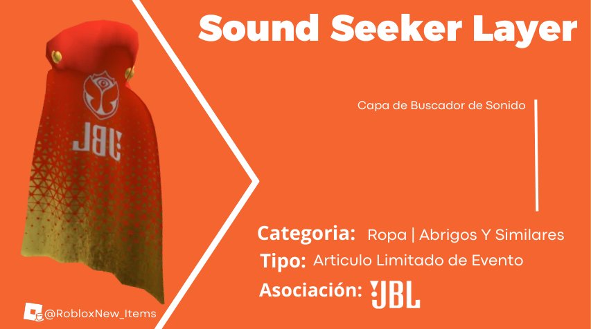 RobloxNew_Items's tweet photo. 🎵🎼| JBL Land - 7,500
Para obtener "Sound Seeker Cap" Debes Hablar Con raya y Encontrar las 6 Cartas mágicas, Interactua con los 3 asistentes, Encuentra 3 Cartas en tomorrowland Área, Encuentra todas las cartas de Cada asistente Y después reclama.
#Roblox #RobloxDev #JBLland https://t.co/pQ15AxtWy2
