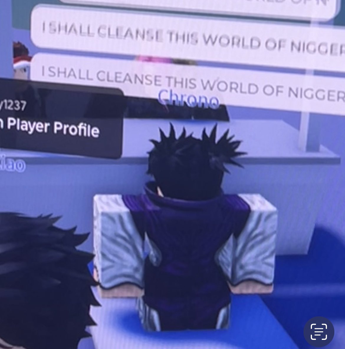 BadRoblox_'s tweet photo. Roblox racist caught in 4k #robloxracist #ROBLOX #ratemyavatar https://t.co/YsVYdAHVqv