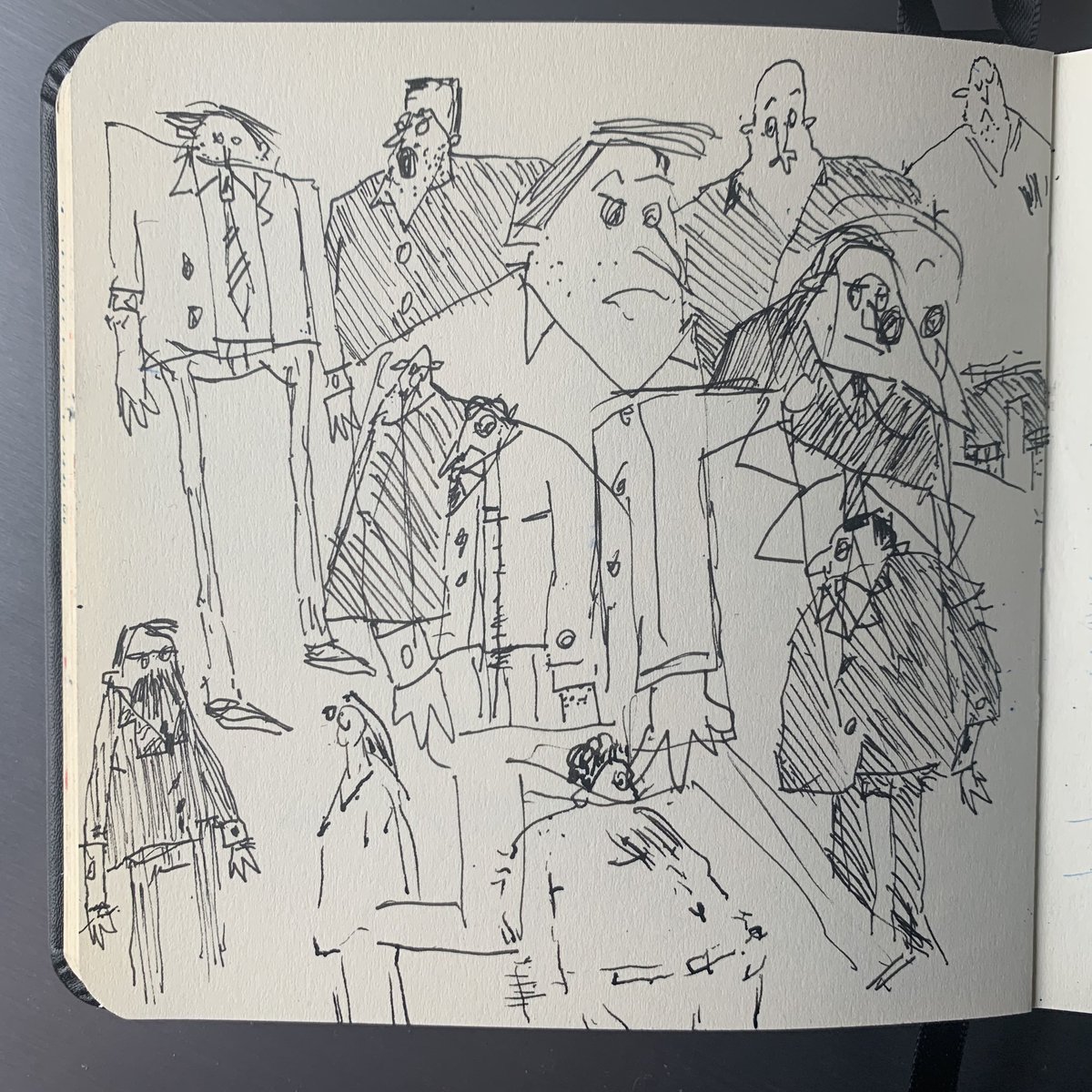 Hopefully you are all keeping cool today! Here’s a quick #sketch …#sketchbook #penandink