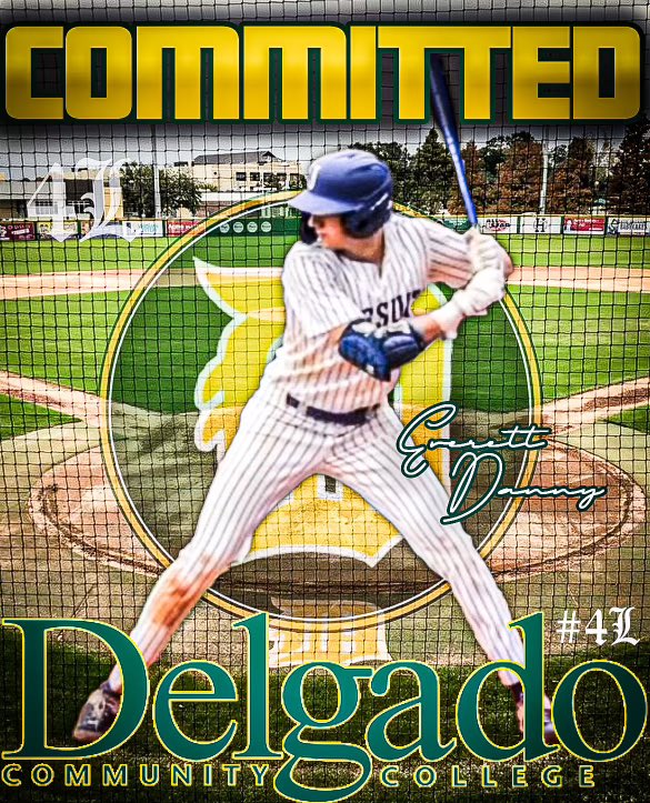 Congratulations to 2024 Everett Denny of Jesuit on his commitment to Delgado CC.  Awesome news for this young man and his family. 💪🏼💪🏼 #4L #Knation <a href="/JHSNolaBaseball/">Jesuit Nola Baseball</a> <a href="/MarucciSports/">Marucci</a> <a href="/everettdenny03/">Everett Denny</a> <a href="/PrepBaseballLA/">Prep Baseball Louisiana</a> <a href="/2D_sports/">2D Sports Baseball</a> <a href="/PerfectGameUSA/">Perfect Game USA</a> <a href="/CatholicLeague_/">Catholic League Sports</a> <a href="/delgadodolphins/">Delgado Athletics</a>