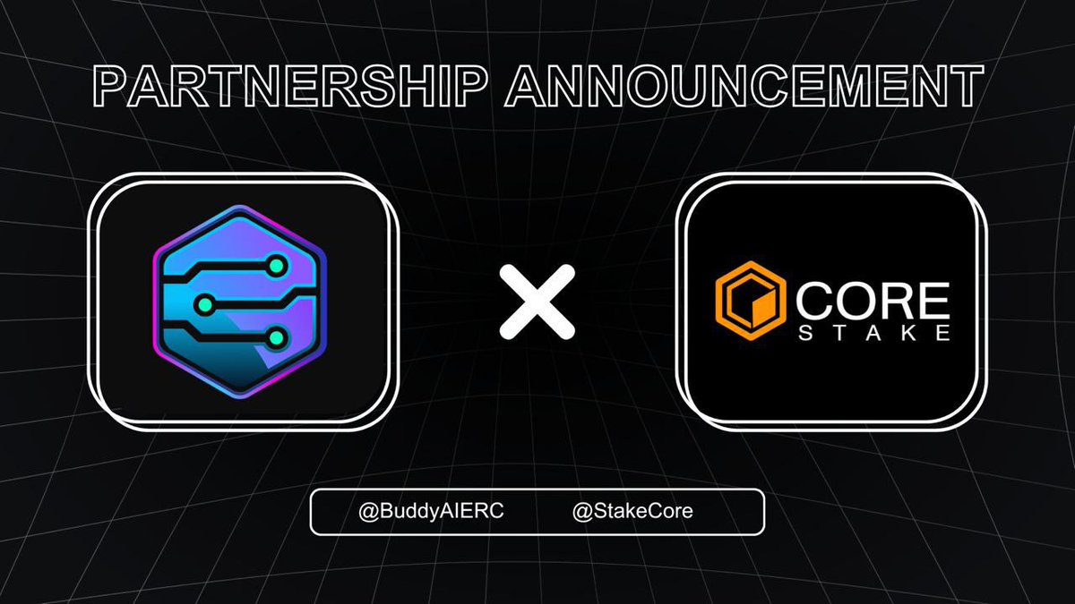 PARTNERSHIP ANNOUNCEMENT 

CORESTAKE X BUDDYAI

Core Stake is an integrated platform on the Core Network where you can stake $CORE with 170% APY over a period of 2 years.

Staking $CORE demonstrates a proactive dedication to the mission of the Core DAO by participating in the