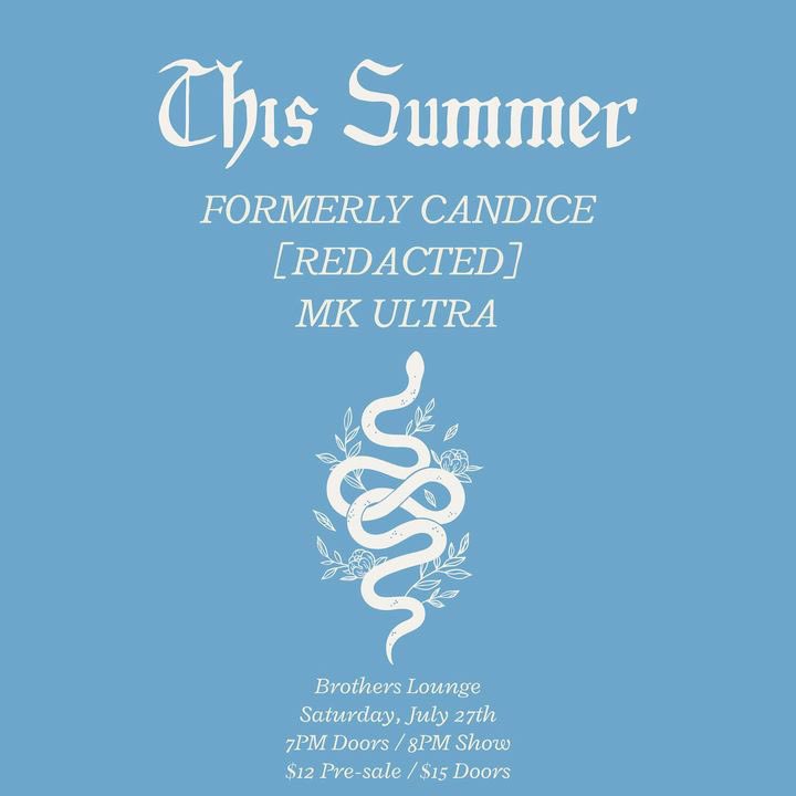 FormerlyCandice's tweet photo. AHHHH been falling behind on announcing shows on X or Twitter or whatever this is now. Anyways here’s our next ones. Get ya tix. https://t.co/4jjfdQfNA1