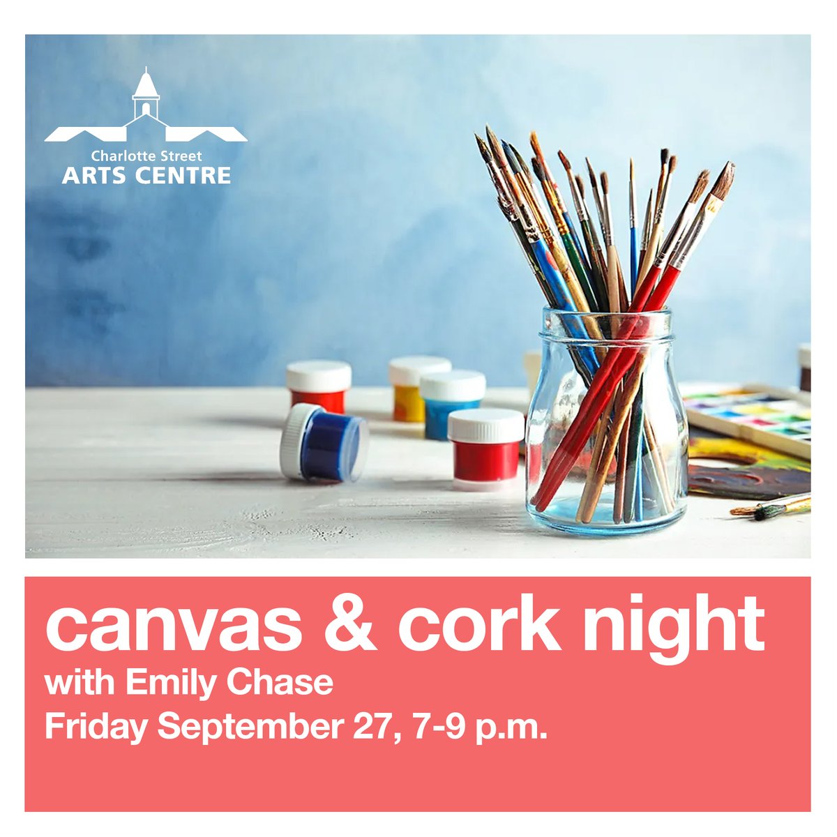 The Charlotte Street Arts Centre (@csartscentre) on Twitter photo Join host facilitator Emily Chase for an evening of painting and conversation with friends old and new. 
Each ticket includes a complimentary beverage of choice. Non-alcoholic options available. Register today: zeffy.com/ticketing/792e… Join host facilitator Emily Chase for an evening of painting and conversation with friends old and new. 
Each ticket includes a complimentary beverage of choice. Non-alcoholic options available. Register today: zeffy.com/ticketing/792e…