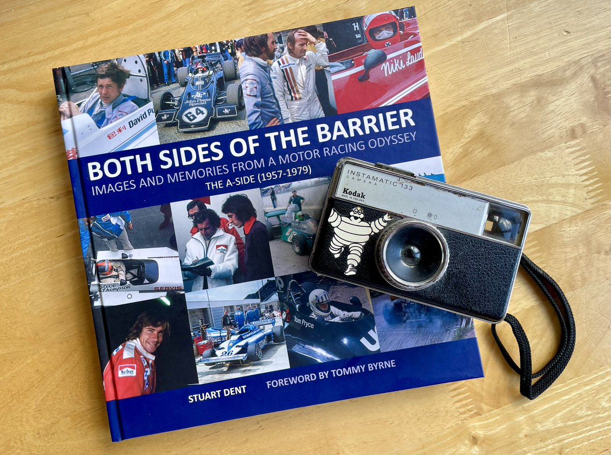 Bizarre things you never thought would happen, part 81: finding myself at Shelsley Walsh looking at a book full of photos I took on the camera I’ve brought along to its first motorsport event since the 1977 British GP 😳