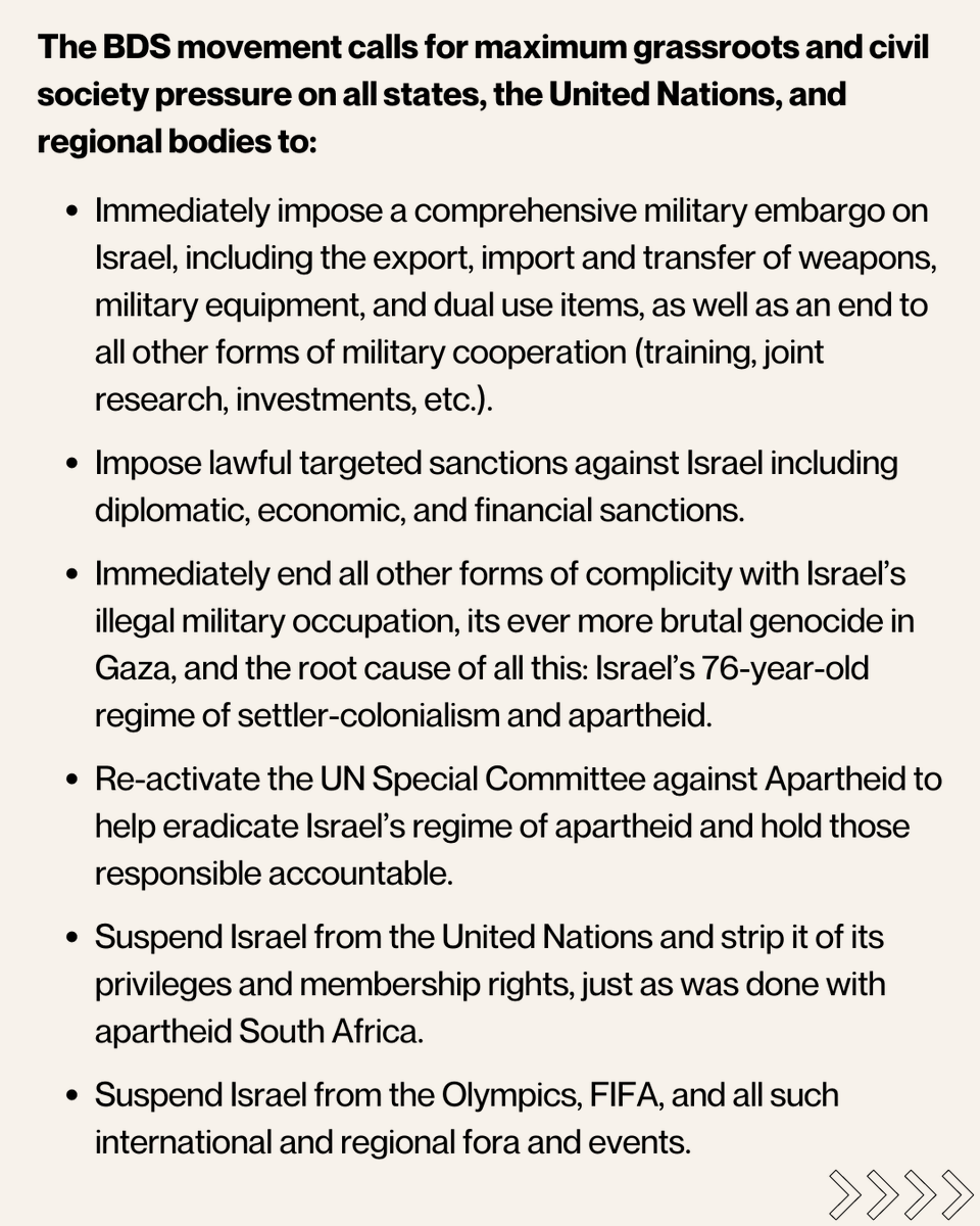 BDS movement tweet media