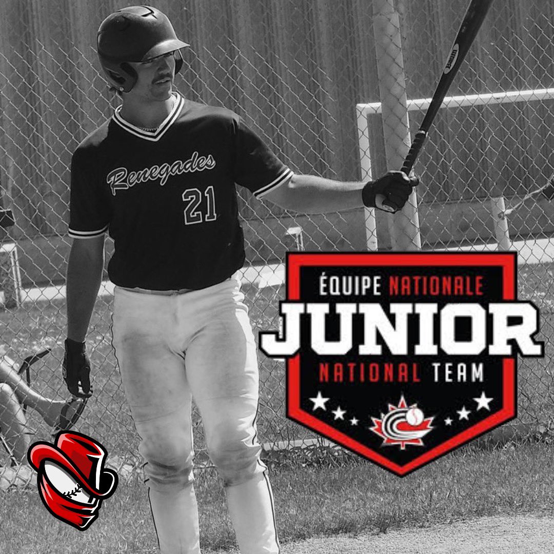 🇨🇦 🍁 Dom Morgan Added to Baseball Canada’s Junior National Team!!🇨🇦🍁

The catcher has been added to the JNT’s Selection Camp in Cary, North Carolina from July 24-30

#AHPFamily #RenegadeBall

baseball.ca/selection-camp…