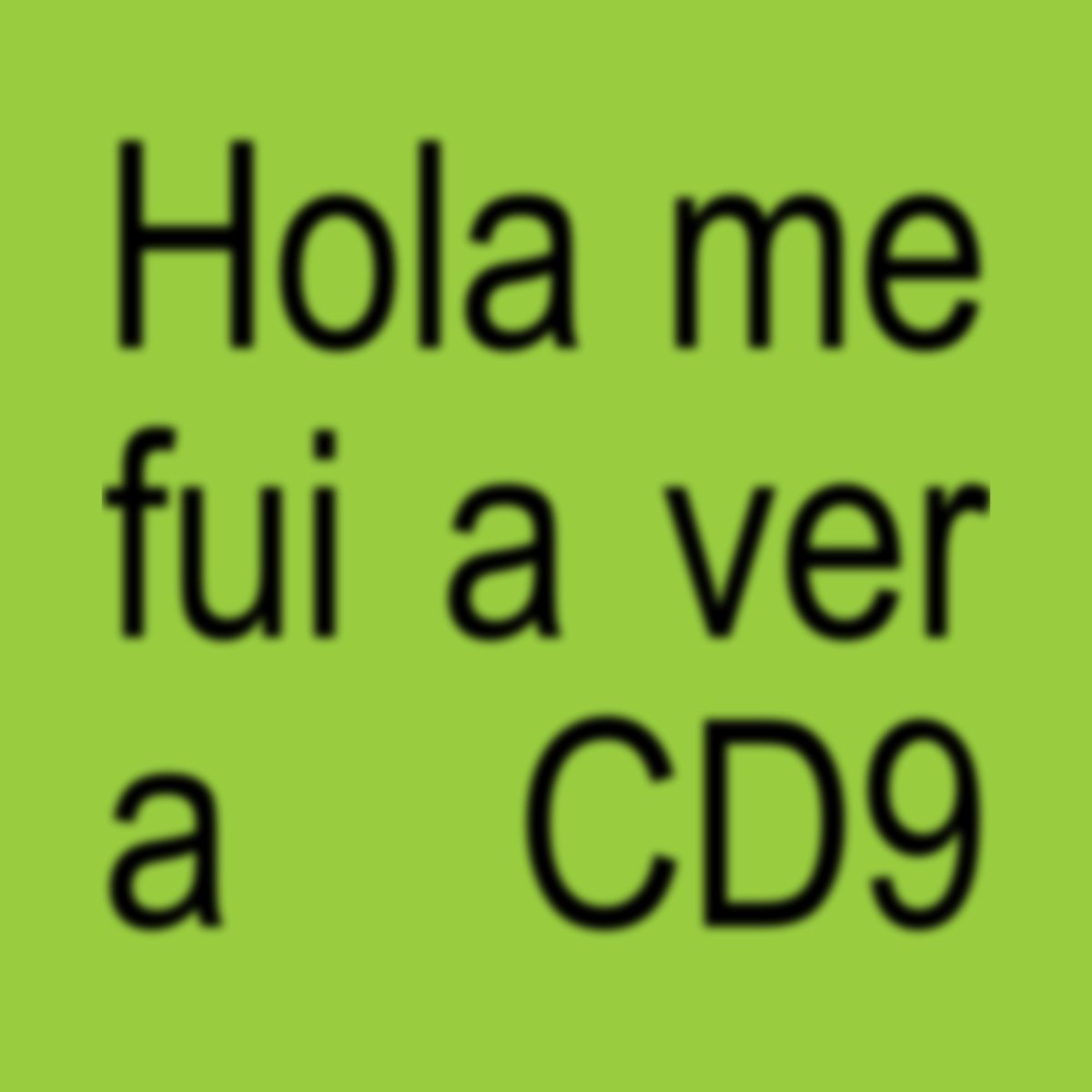 CD9's tweet image.