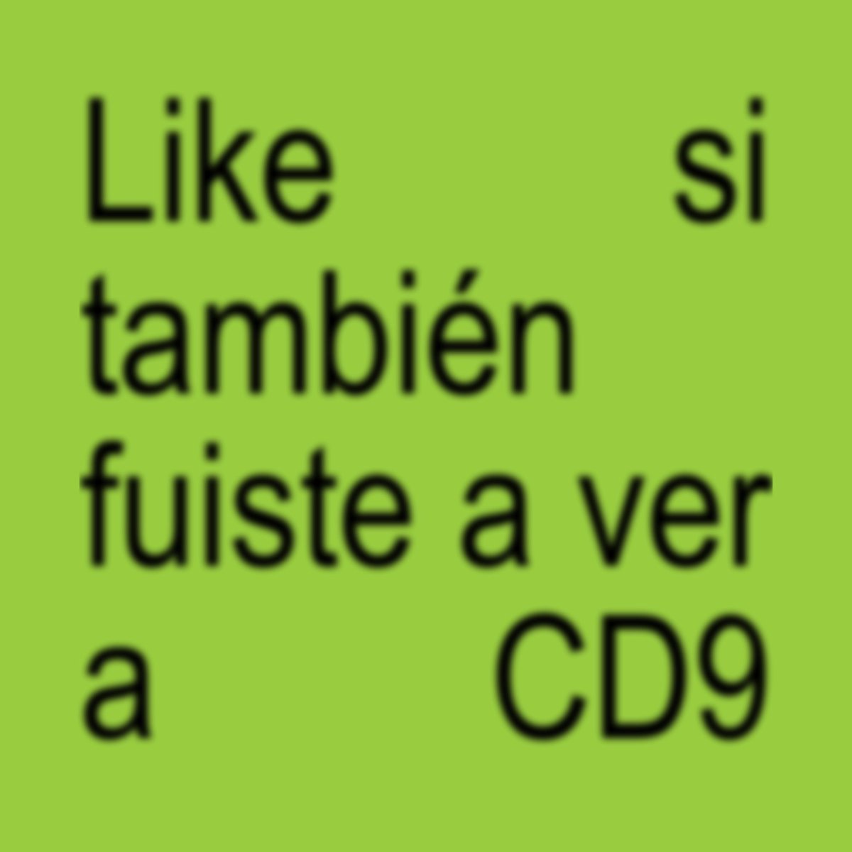 CD9's tweet image.