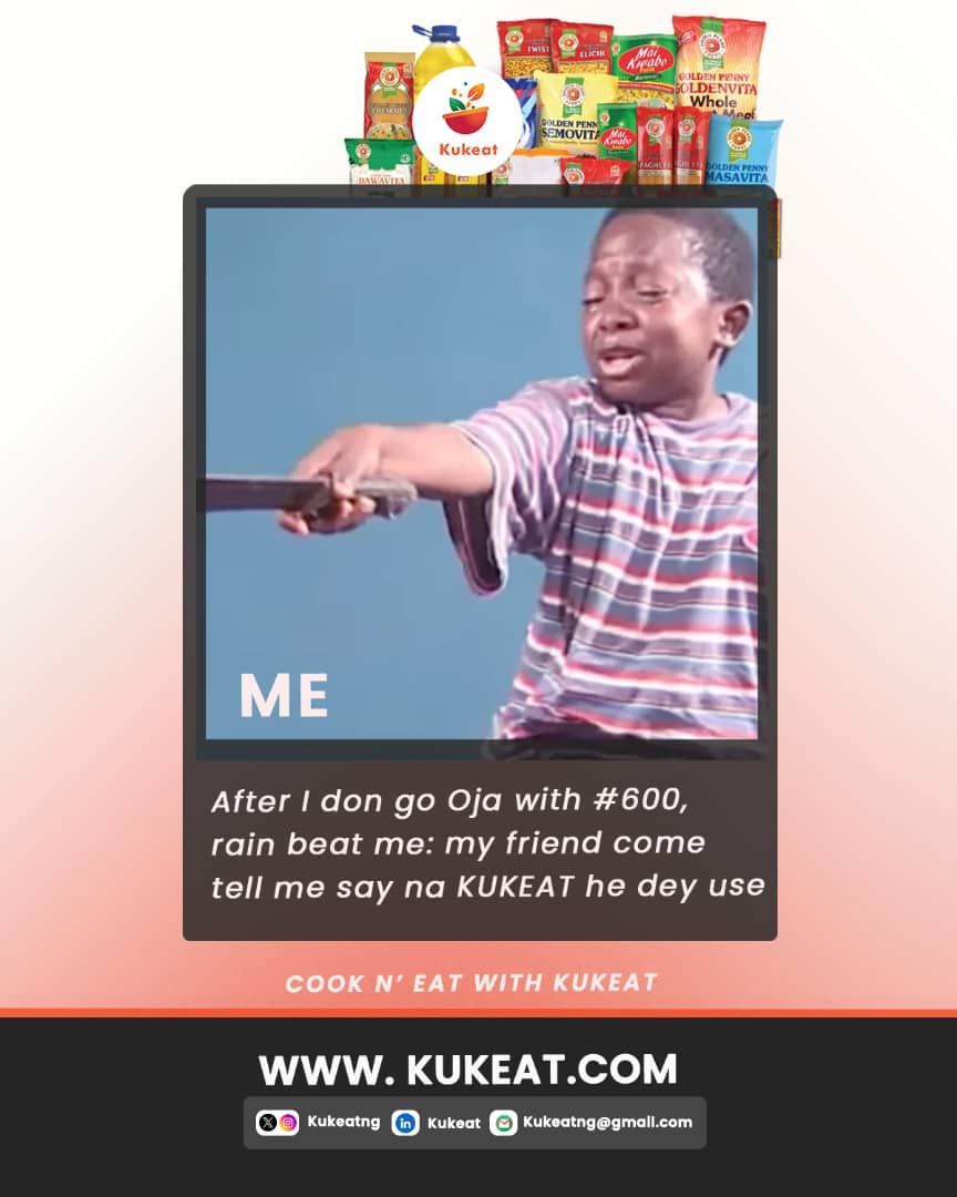 KukeatNG's tweet photo. Kukeat offers foodstuff sales with fast delivery around Akure. We don drop info. Order now! 🧡
#fooddelieverystoreinakure
#TGIF
#latestinfo
#kukeat https://t.co/Jpl8xBjnOZ