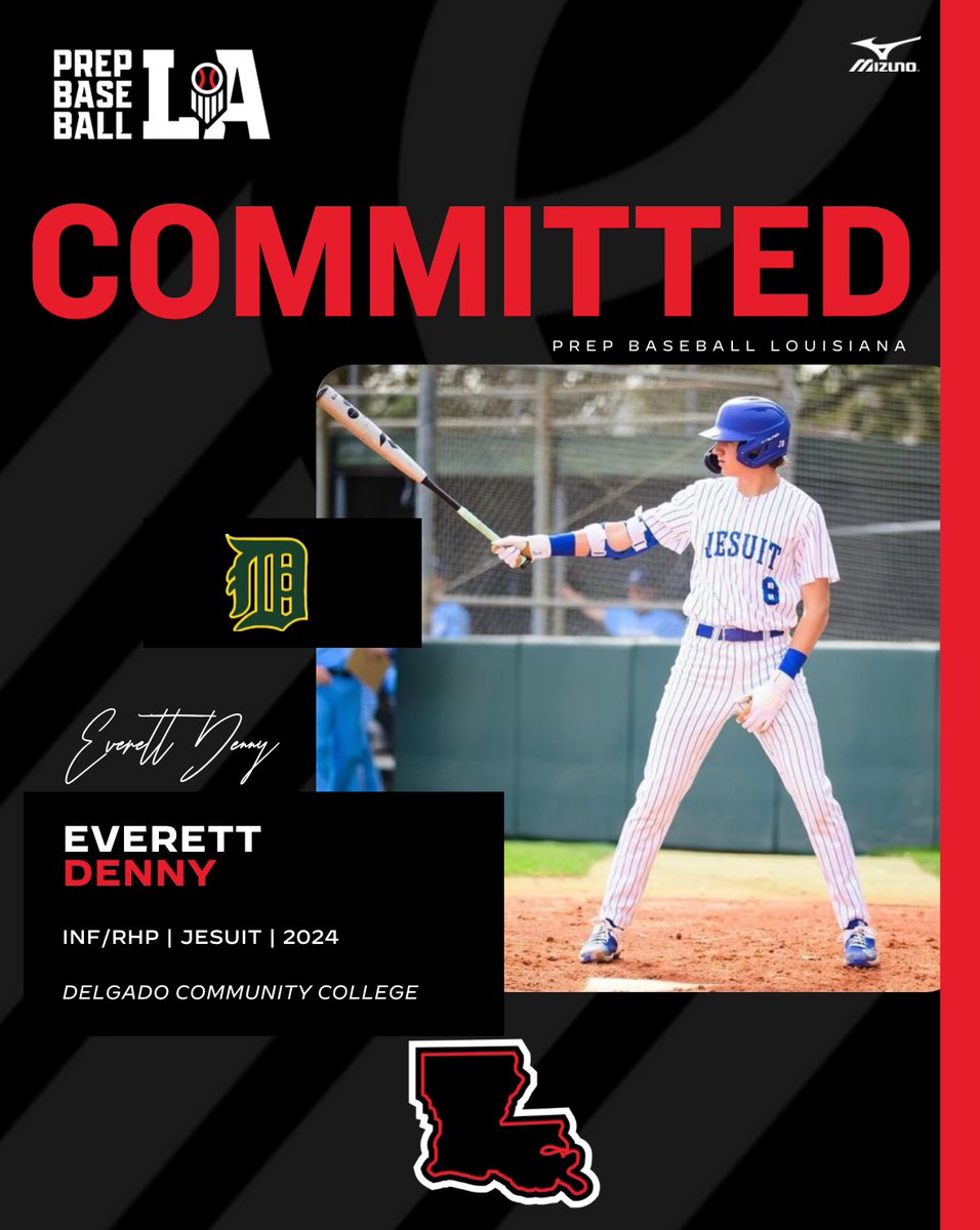 Congratulations to 2024 Everett Denny (Jesuit HS) on his commitment to Delgado Community College. #BeSeen

<a href="/AlexArmandPBR/">Alex Armand</a> 

👤 loom.ly/tmiFI-s