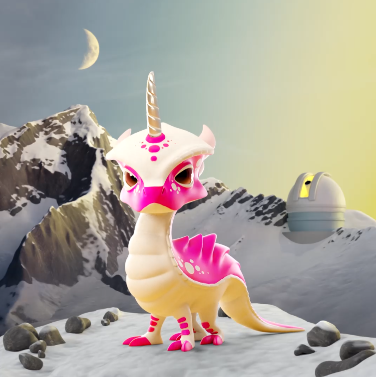 Got my first (and only!) Rainbow Dragon <a href="/protocolmon/">Protocol Monster Labs</a> He just needs a name now...