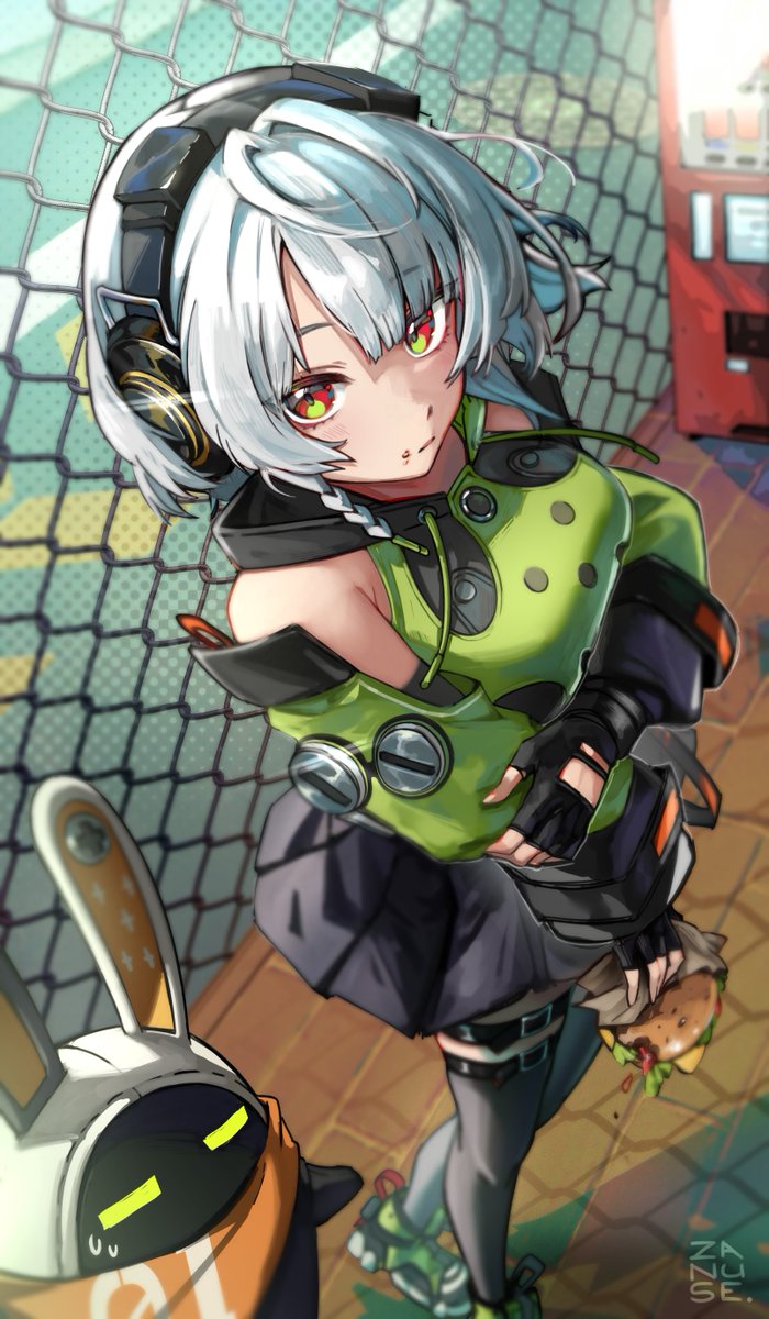 zanuse_'s tweet photo. Burger~ 
#ZenlessZoneZero #ZZZ #ANBY #Hoyoverse https://t.co/yw7KY0k4I0