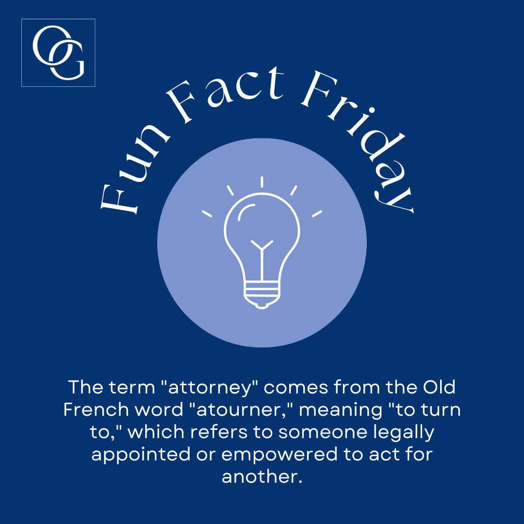 OstroffGodshall's tweet image. 🎉 Fun Fact Friday 🎉: Start your weekend with a smile and some legal fun! Follow us for weekly doses of interesting legal facts and stories that are sure to spark your curiosity. #FunFactFriday #LegalFun #WeekendReady