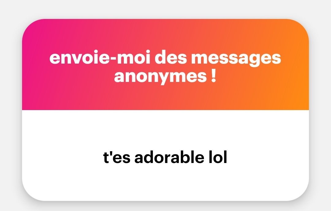 Merci toi aussi tu es adorable ^^